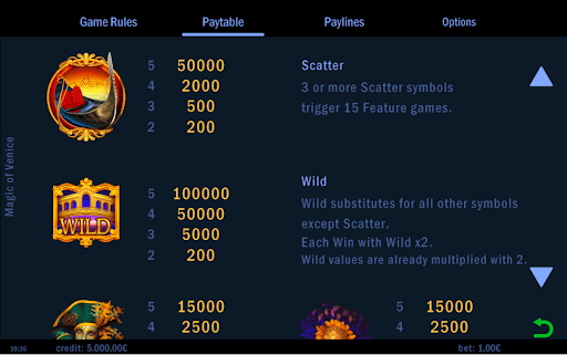 Magic of Venice Bonus